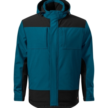 Jacheta barbati softshell de iarna Vertex W55 Rimeck Malfini -Albastru petrol-93-S