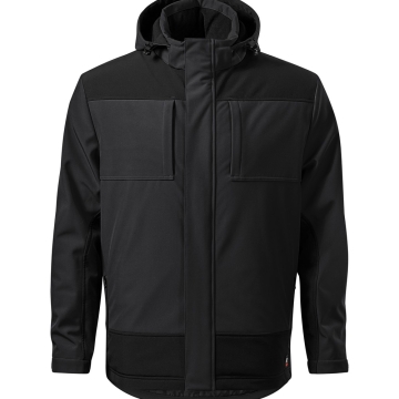 Jacheta barbati softshell de iarna Vertex W55 Rimeck Malfini -Ebony gray-94-S