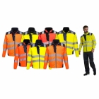 Jacheta reflectorizantă Softshell Hi-Vis Vision T402, protectie UV Portwest!