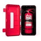 Cutie PVC stingator + Stingator de incendiu P6 pentru camion