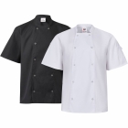 Jacheta bucatar cu maneci scurte si capse 405205 Velilla