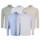 Camasa barbati Stretch Oxford cu maneci lungi 405004S Velilla