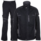 Costum salopeta standard negru Urban H6532/H6530 Ardon