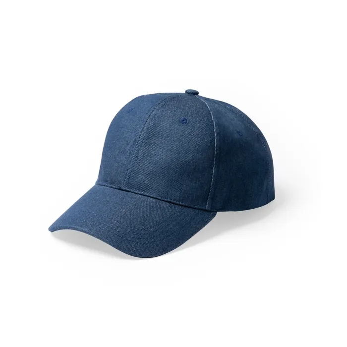 Sapcă unisex denim cu 6 panouri 280 g/m² Isbud 1282 Stamina