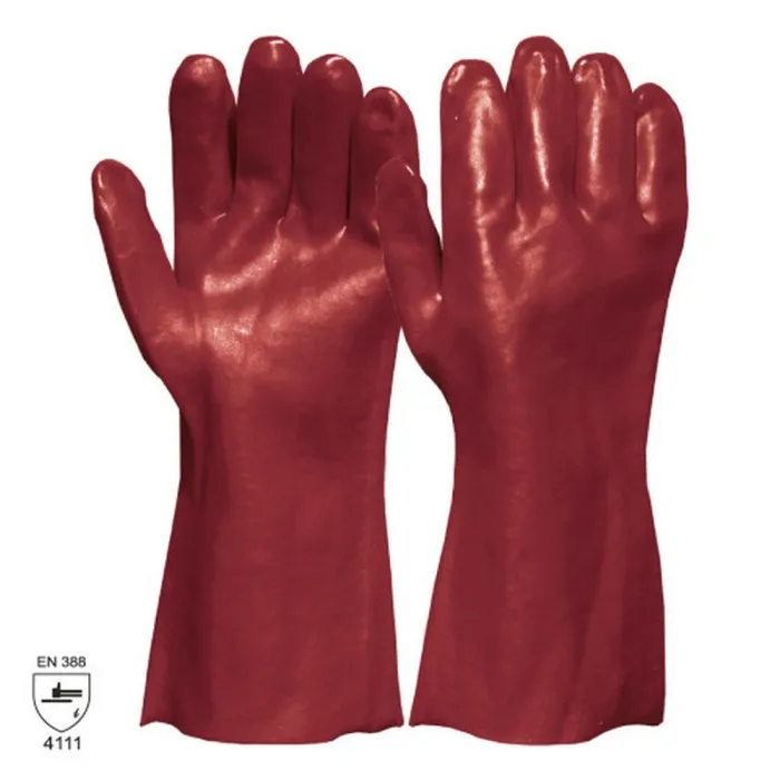 Manusi de protectie antichimica Vinyl Red C152 Renania