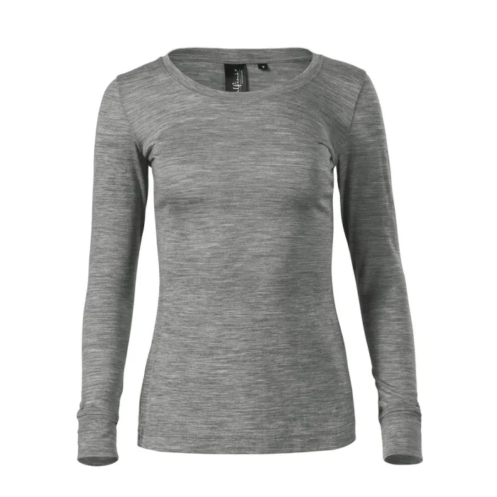 Tricou dama cu maneca lunga Merino Rise LS 160 Malfini Premium