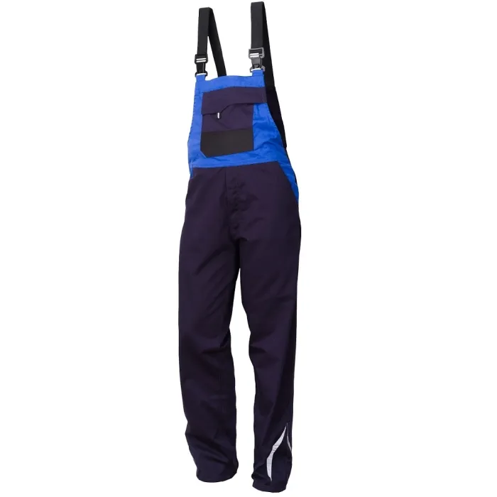 Pantaloni de lucru cu pieptar bleumarin Colorado 35B7 Renania