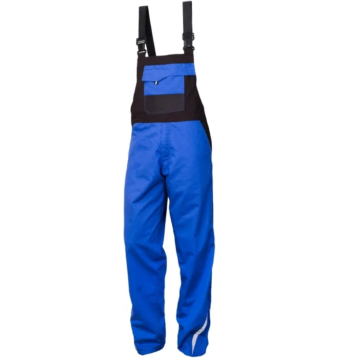 Pantaloni de lucru cu pieptar albastru Colorado 35B7 Renania