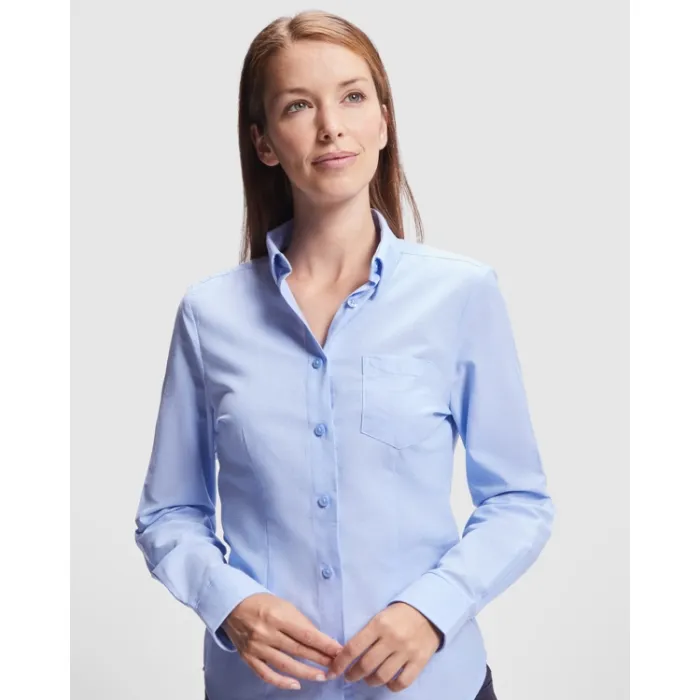Camasa dama maneca lunga 140 grame OXFORD WOMAN 5068 ROLY
