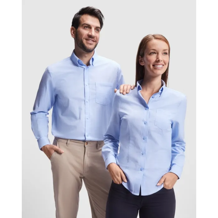 Camasa dama maneca lunga 140 grame OXFORD WOMAN 5068 ROLY
