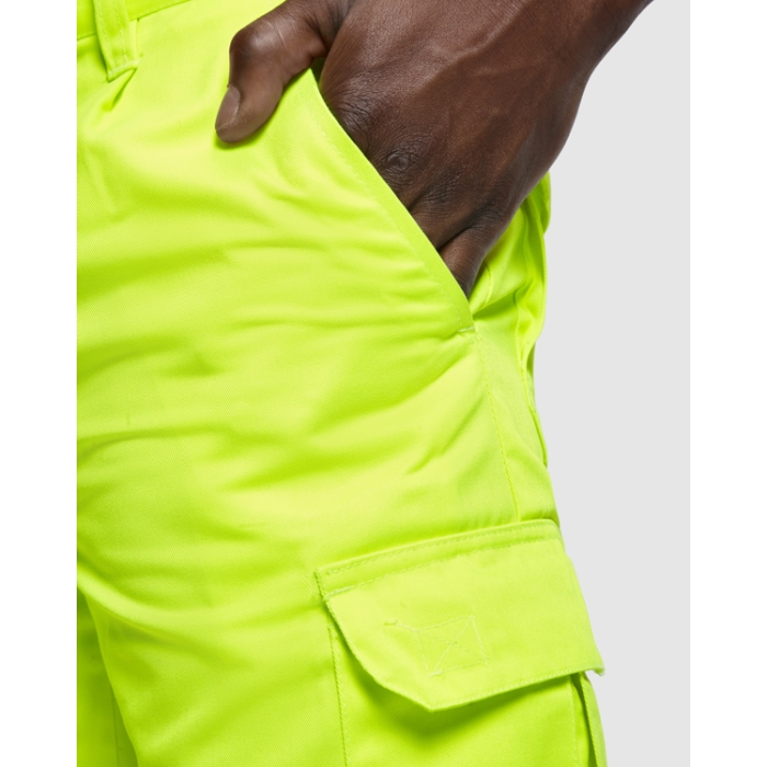 Pantaloni galbeni reflectorizanti clasa II 235 grame ALFA 9309 ROLY