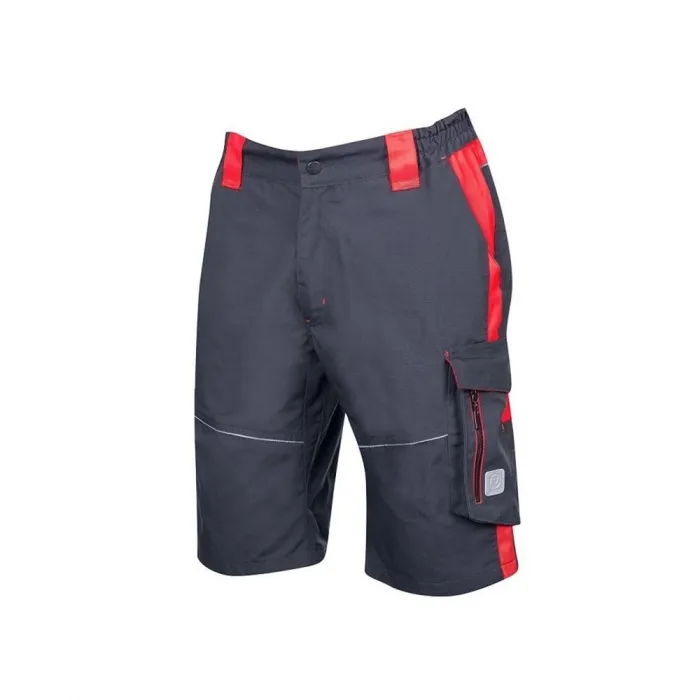 Pantaloni scurti de lucru barbati gri/rosu Neon H6440 Ardon