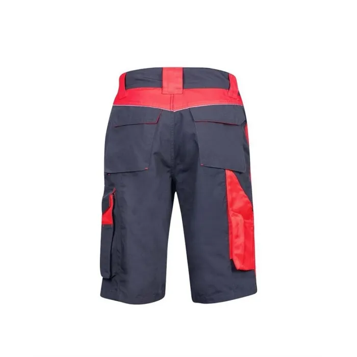 Pantaloni scurti de lucru barbati gri/rosu Neon H6440 Ardon