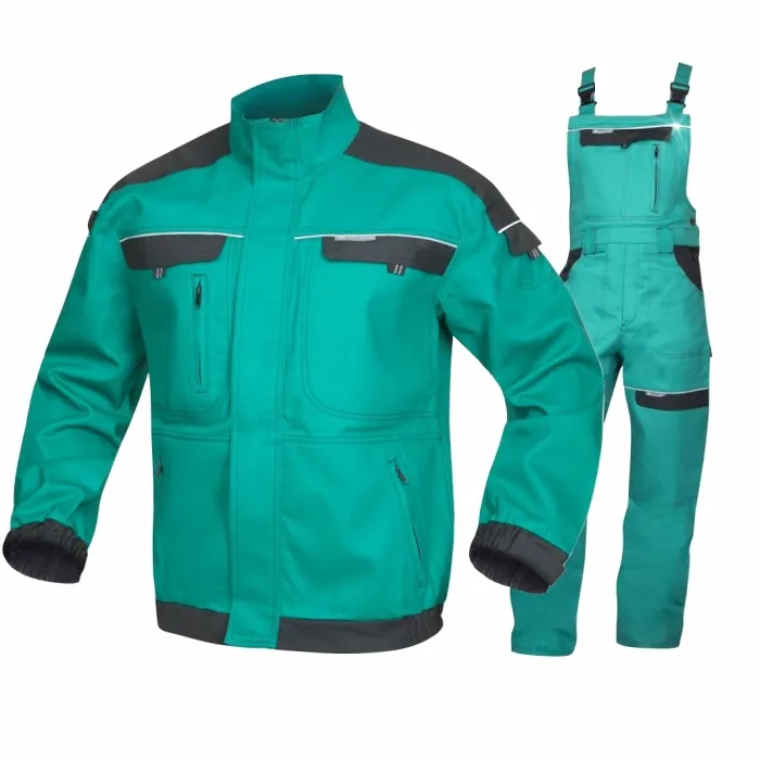 Costum salopeta cu pieptar Cool Trend Verde/Negru H8103/H8105 Ardon