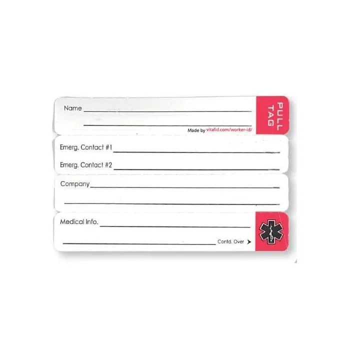 Banda informatii de contact ID10 Portwest