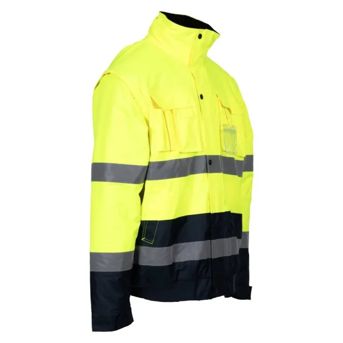 Jacheta de iarna reflectorizanta impermeabila cu maneci detasabile Malmo 5B38 Renania