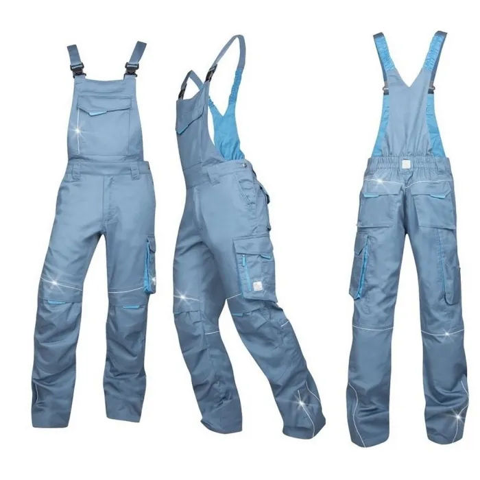 Pantaloni de lucru cu pieptar Summer gri H6102 Ardon
