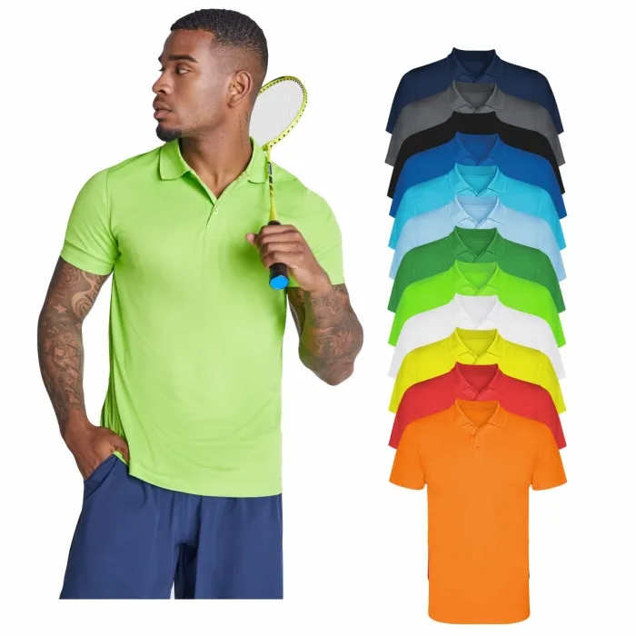 Tricou polo barbati/copii tehnic poliester 150 grame MONZHA 0404 ROLY