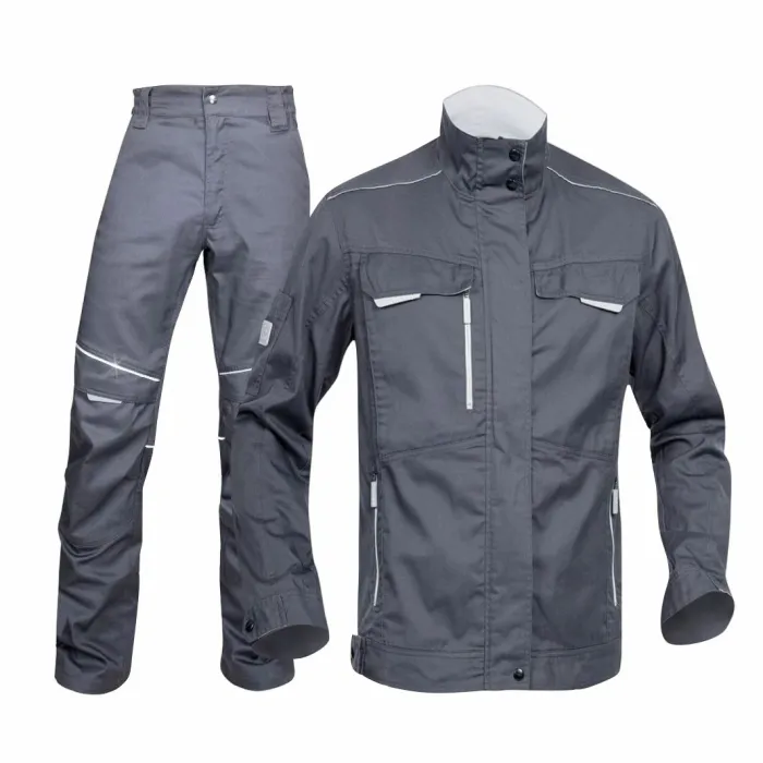 Costum salopeta standard Summer gri inchis H6121/H6122 Ardon