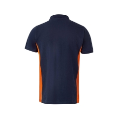 Tricou polo unisex bicolor SS 105504 Velilla-NAVY BLUE/ORANGE - 61/16-XS