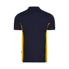Tricou polo unisex bicolor SS 105504 Velilla-NAVY BLUE/YELLOW - 61/17-XS
