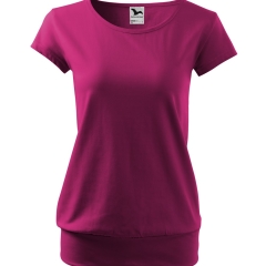 Tricou dama City 120 Malfini-Rosu fucsie-49-M