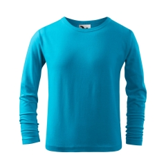 Tricou copii Fit- T LS 121 Malfini-Turcoaz-44-122 cm/6 ani