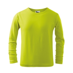 Tricou copii Fit- T LS 121 Malfini-Lime-62-122 cm/6 ani