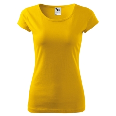 Tricou dama Pure 122 Malfini-Galben-04-XS