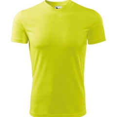 Tricou barbati Fantasy 124 Malfini-Galben Neon-90-S