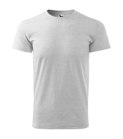 Tricou Basic 129-Gri deschis-03-XS