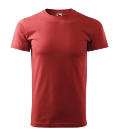 Tricou Basic 129-Rosu bordo-13-XS