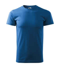 Tricou Basic 129-Albastru azuriu-14-XS