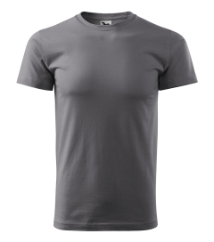 Tricou Basic 129-Gri metalic-36-XS