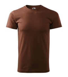 Tricou Basic 129-Ciocolatiu-38-XS