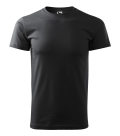 Tricou Basic 129-Ebony gray-94-XS