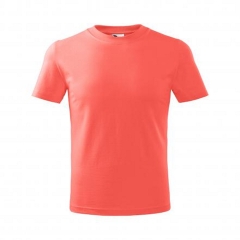 Tricou copii Basic 138 Malfini-Coral-A1-122 cm/6 ani