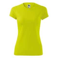 Tricou dama Fantasy 140 Malfini-Galben Neon-90-XS