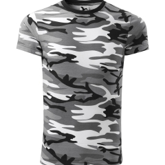 Tricou Camouflage144 Malfini-Camuflaj gri-32-XS