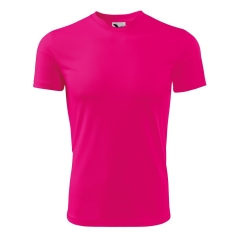 Tricou copii Fantasy 147 Malfini-Roz neon-89-134 cm/8 ani