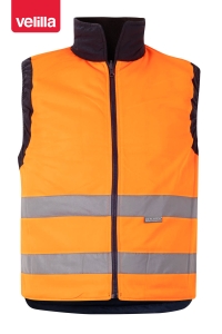 Vesta reflectorizanta reversibila 148 Velilla -Bleumarin/portocaliu- 01/19-S