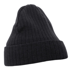 Caciula protectie tricotata Bergen Renania-Negru