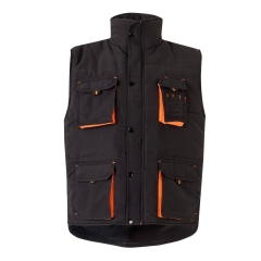 Vesta de protectie matlasata 205902 Velilla-BLACK/ORANGE - 00/16-S