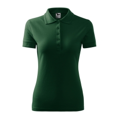 Tricou dama Pique Polo 210 Malfini-Dark green- D3-XS