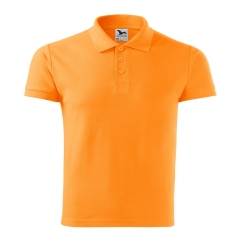 Tricou barbati polo Cotton Heavy 215 Malfini-Tangerine orange-A2-S