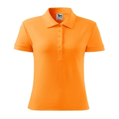 Tricou dama polo Cotton Heavy 216 Malfini-Tangerine orange-A2-XS