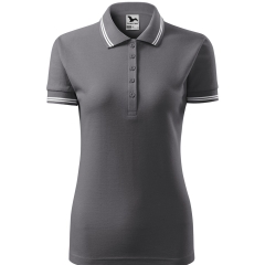 Tricou dama polo Urban 220 Malfini-Gri metalic-36-XS