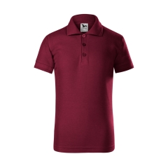 Tricou copii Pique Polo 222 Malfini-Garnet-86-146 cm/10 ani