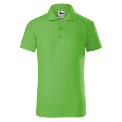 Tricou copii Pique Polo 222 Malfini-Verde mar-92-110 cm/4 ani