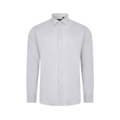 Camasa barbati Stretch Oxford cu maneci lungi 405004S Velilla -Ice Grey-58-S